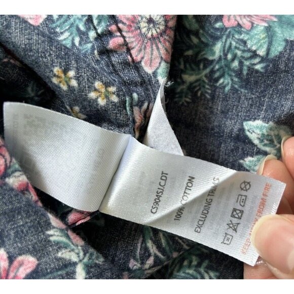 Steel & Jelly British Design Men’s Size Medium Floral Button Down Shirt Collar - Picture 5 of 7